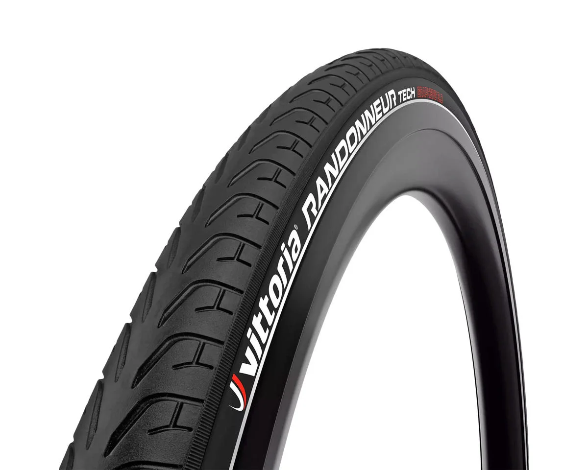 Vittoria Randonneur Tech City Tire (Black/Reflective) (26") (1.5") (Wire) (Graphene 2.0)